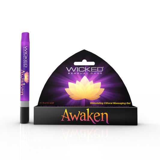 Wicked Awaken Clitoral Massage Gel has been created to heighten sensitivity and enhance libido with a finely crafted herbal blend of botanics and aphrodisiacs.