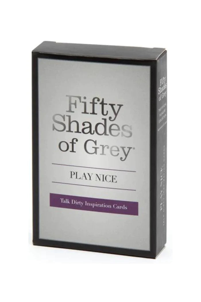 Fifty Shades of Grey Play Nice - Talk Dirty Card Game