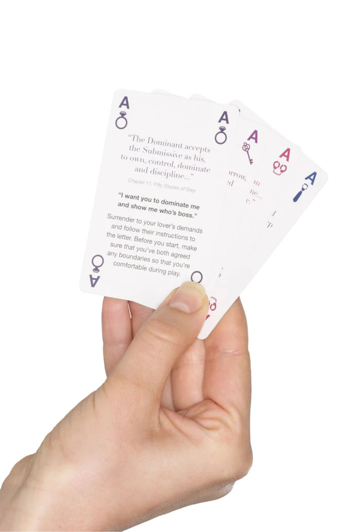 Fifty Shades of Grey Play Nice - Talk Dirty Card Game