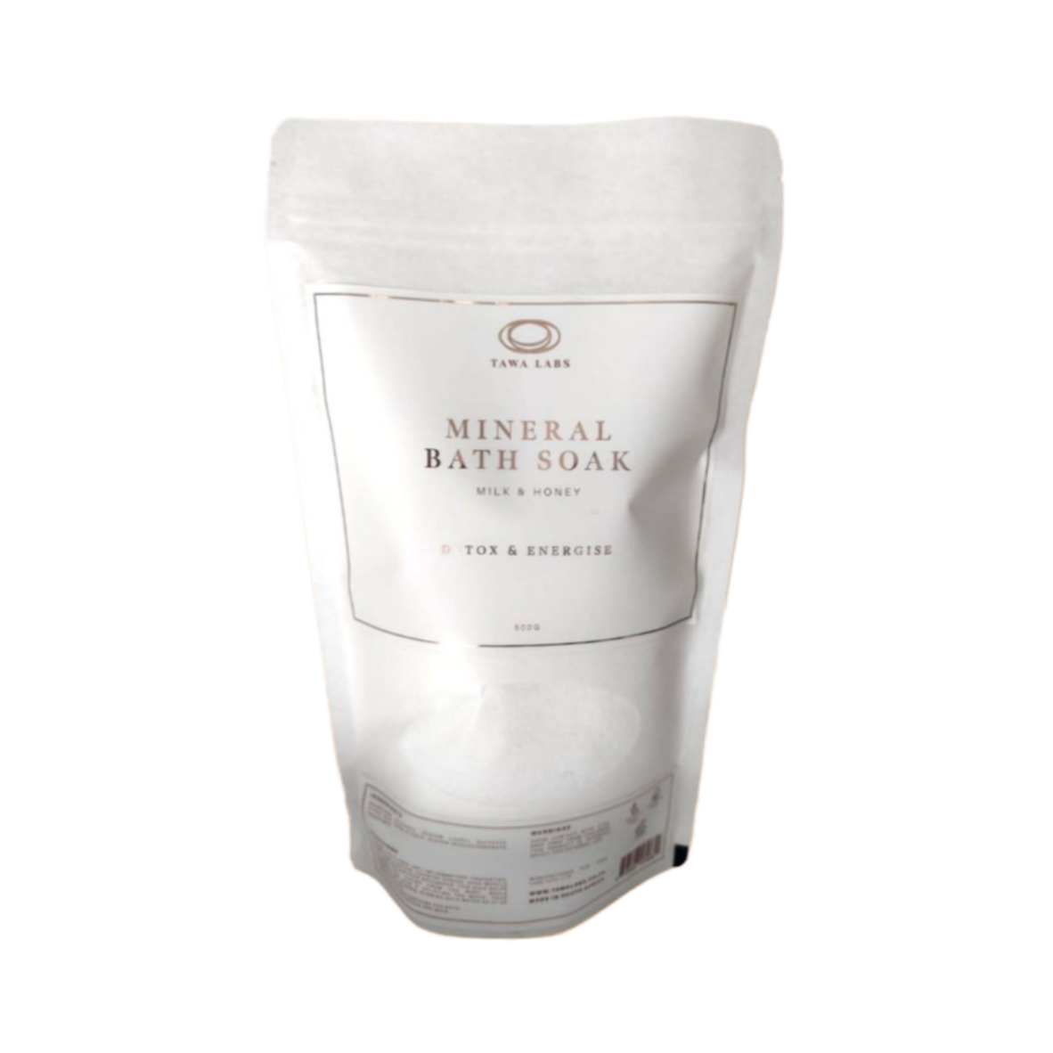 Tawa Touch Mineral Bath Soak - Milk & Honey - Detox & Energize