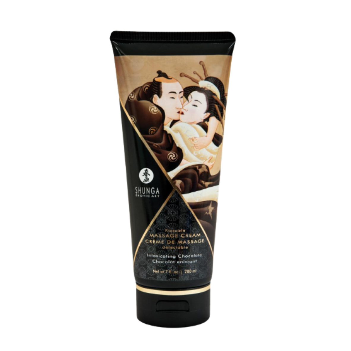 Shunga Kissable Massage Cream - 200ml - Intoxicating Chocolate