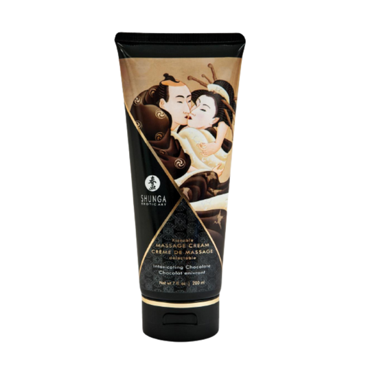 Shunga Kissable Massage Cream - 200ml - Intoxicating Chocolate