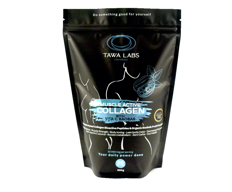 Muscle Active Collagen with Vita C Baobab 690g