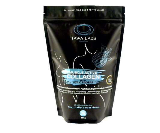 Muscle Active Collagen with Vita C Baobab 690g