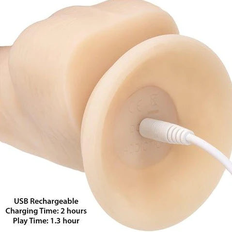 Swan Naked Addiction 8'' Rotating Vibrator