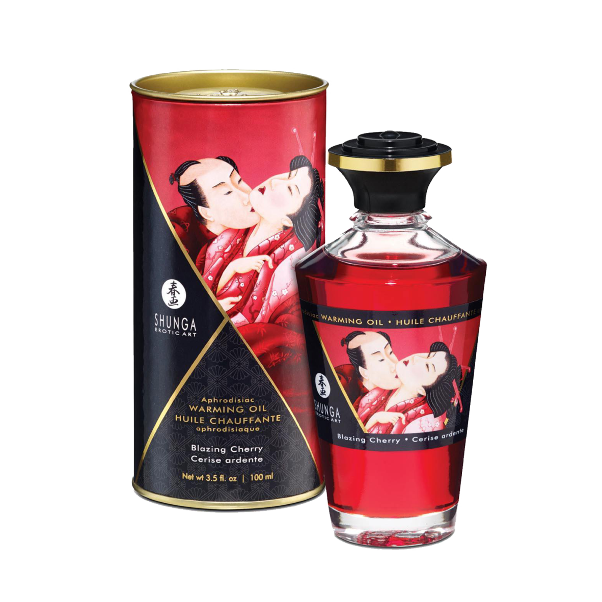 Shunga Intimate Kisses Warming Oil - 100ml