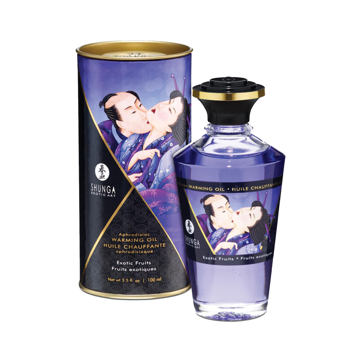 Shunga Intimate Kisses Warming Oil - 100ml