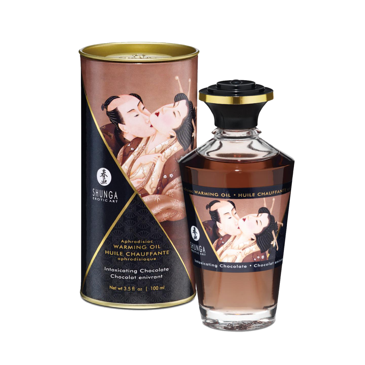 Shunga Intimate Kisses Warming Oil - 100ml