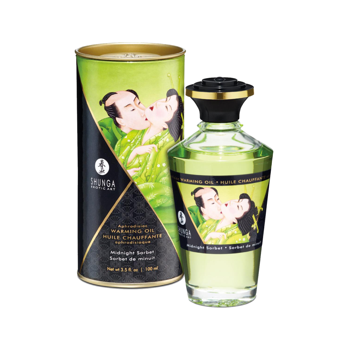 Shunga Intimate Kisses Warming Oil - 100ml