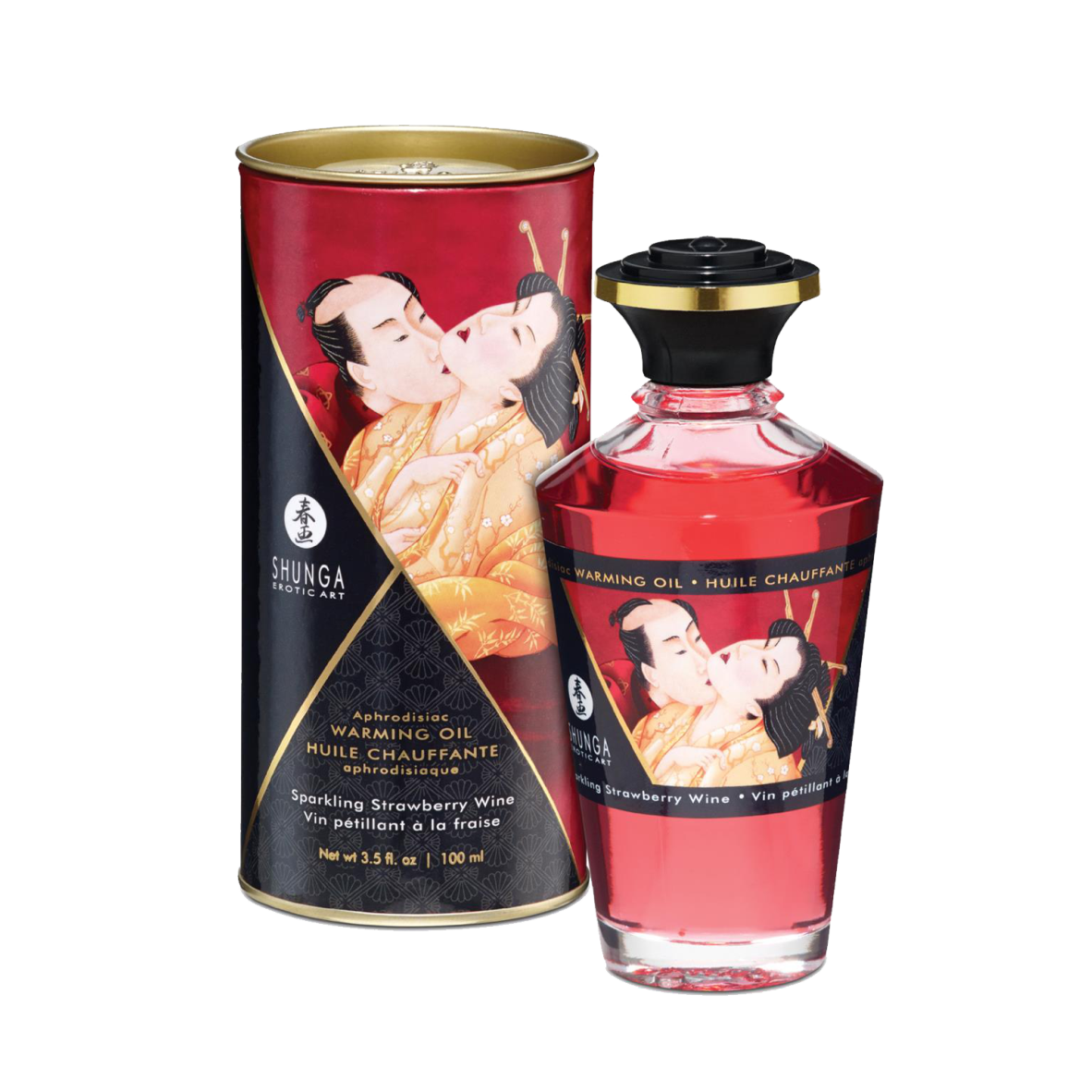 Shunga Intimate Kisses Warming Oil - 100ml